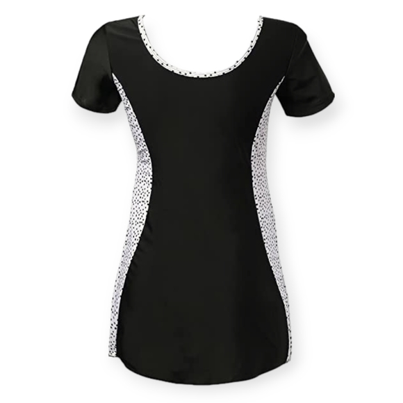 Swim Dress with Attached Boyshort Short - Picture 2 of 4